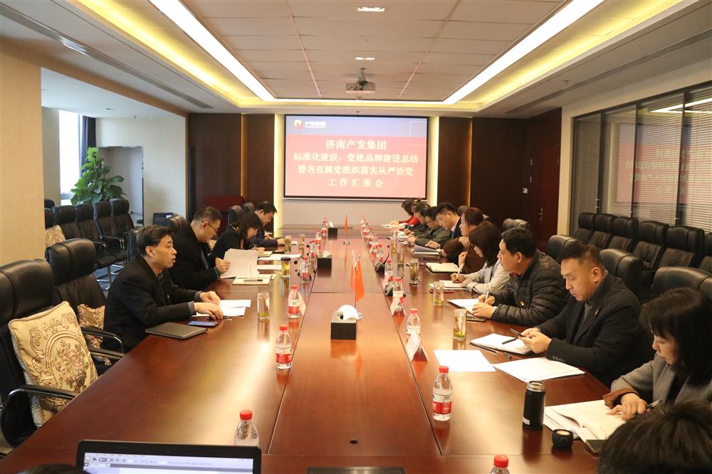 集團(tuán)黨委召開黨組織標(biāo)準(zhǔn)化建設(shè)、 黨建品牌建設(shè)活動總結(jié)暨各直屬黨組織落實(shí)從嚴(yán)治黨工作匯報(bào)會議